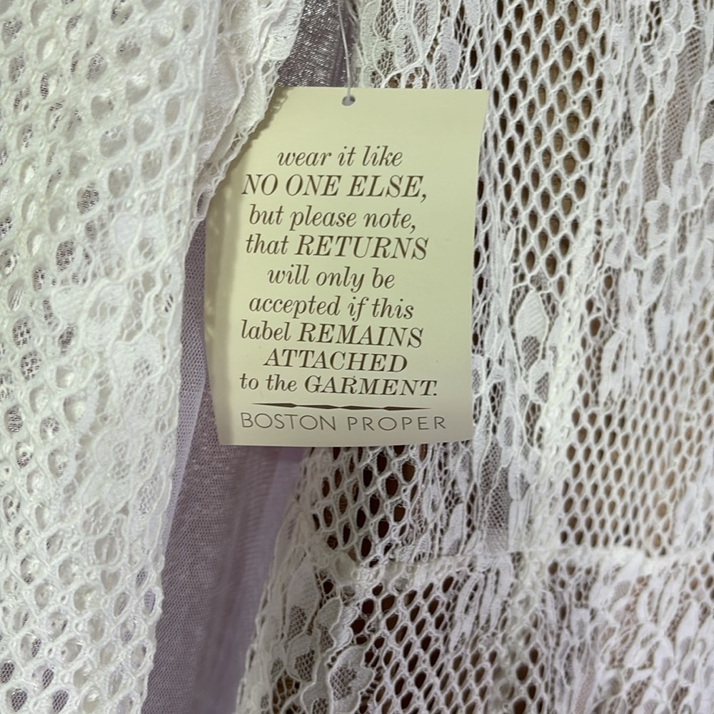 NWT Gorgeous Alice & You through Boston Proper lace dress with lace up front! - Picture 9 of 11